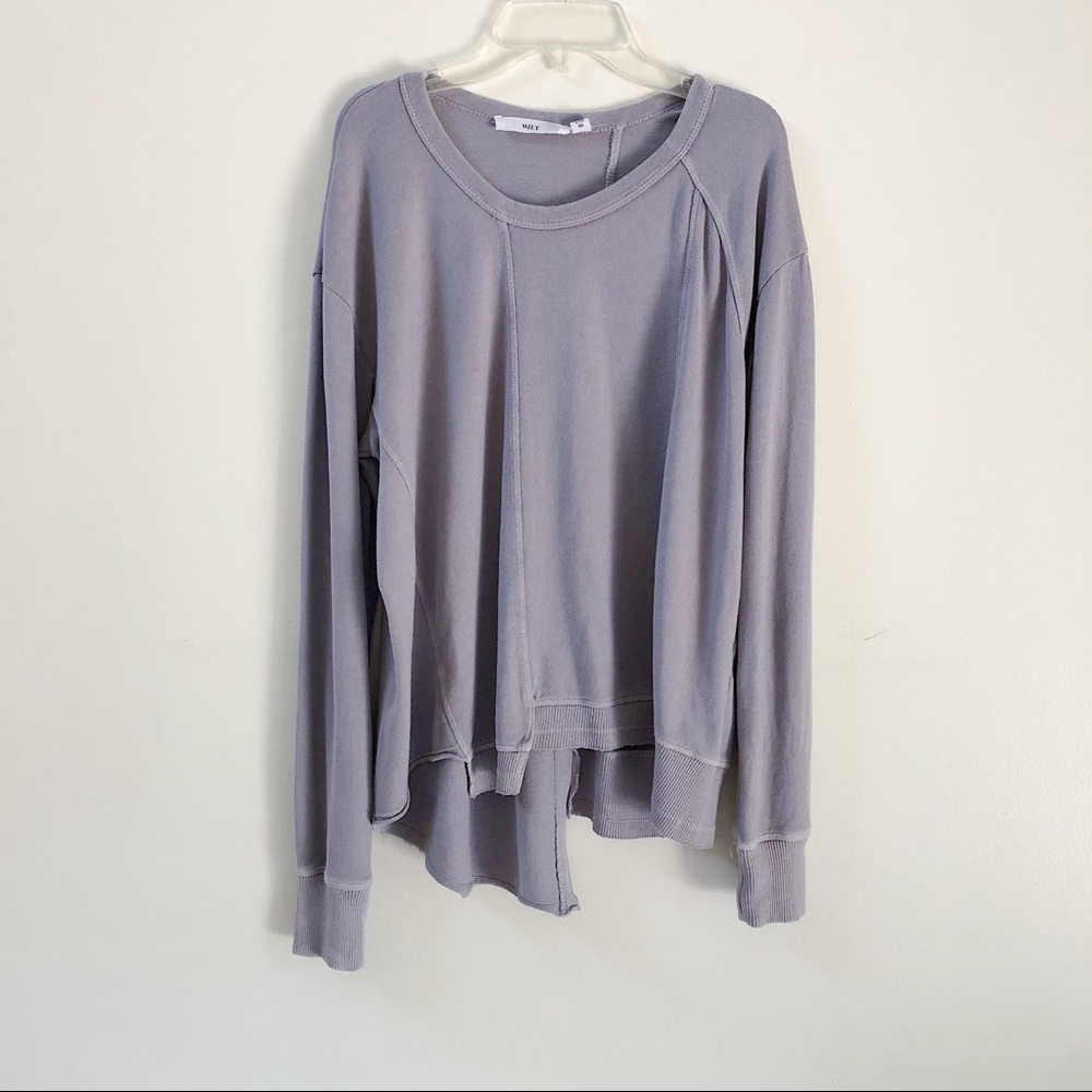 Anthropologie | Wilt Uneven Hem Long Sleeve
